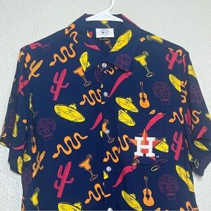 Genuine Merchandise MLB Houston Astros Shirt Size Small Cinco de Mayo Fiesta